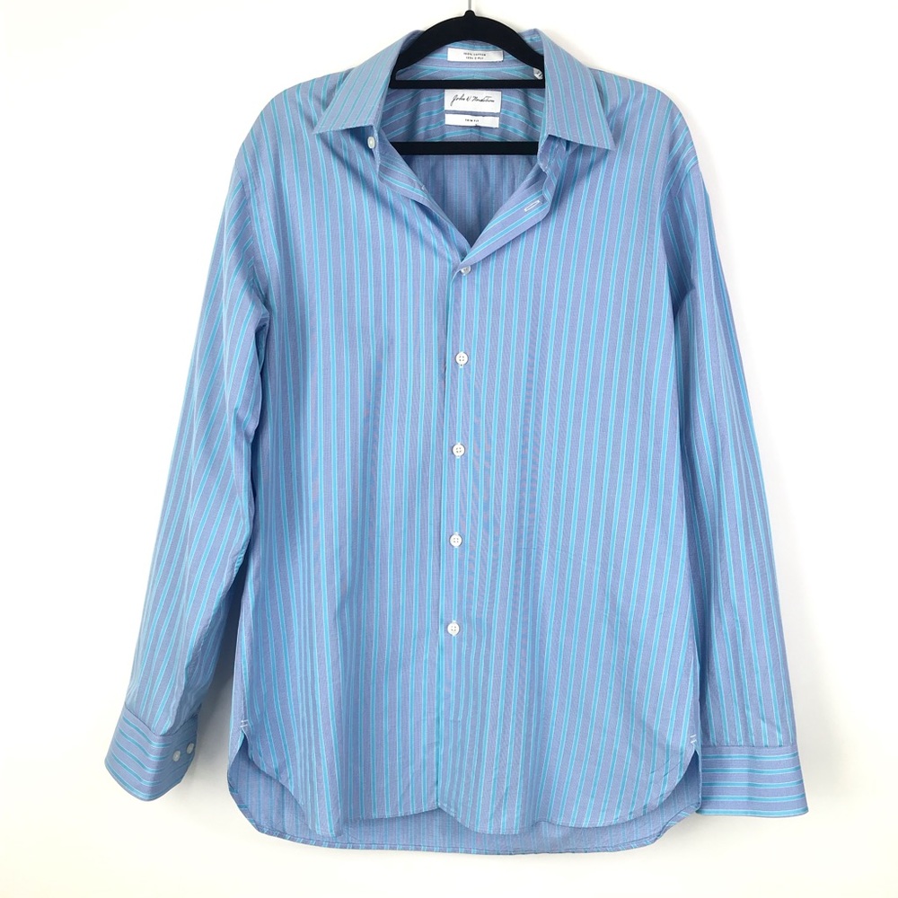 John W. Nordstrom Trim Fit Striped Long Sleeve